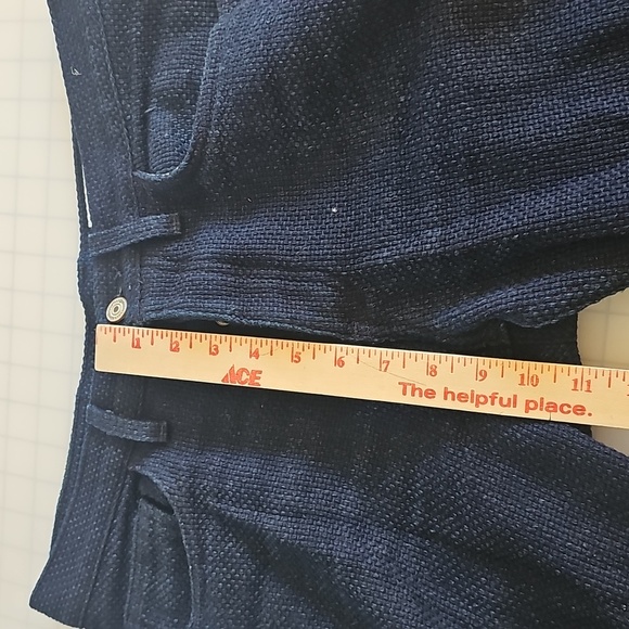 Indigo Sashiko 5 pocket - Picture 3 of 5